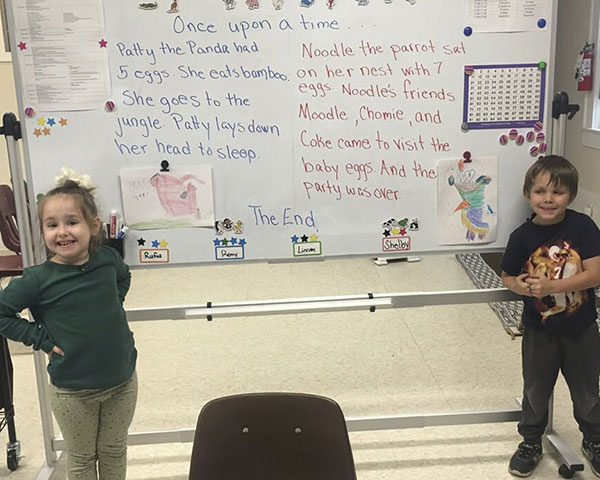 Children excited to learn at Grace Fellowship Academy